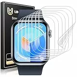 UniqueMe für Apple Watch Series 10 42mm Schutzfolie - 8 Stück, Flexible TPU, für iwatch 42mm Displayschutz, Blasenfreie, Weich HD Klar Displayfolie, Volle Abdeckung, Anti-Staub