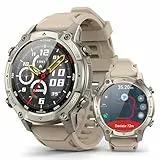 Smartwatch Herren Damen mit GPS,Offline-Karten & 6-Satelliten-Navi, 5ATM Wasserdicht, 21 Tage Akku, KI-Sprachassistent, 178 Sportmodi, Fitness Tracker mit Pulsuhr & Schlafmonitor für Android iOS