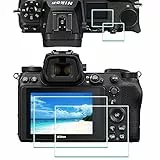 ULBTER Displayschutz schutzfolie für Nikon Z 7II / Z 6II Z6II Z7II + Top [2 + 2 Stück], Displayschutzfolie 0,3 mm 9H Härte Z7 II Z6 II Hartglas-Abdeckung Anti-Kratzer Anti-Fingerabdruck
