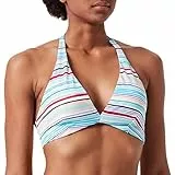 sloggi shore Damen Candy Basslet Triangle Padded Bikini, Blue - Light Combination, XL