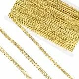 Gold Borten und Bänder zum Nähen, 18m×0.8 cm Bordüre Stoff Spitzenband, Gold Borte Spitzenband Ziergürtel für Handwerk Dekoration Kragen Ärmel Seite