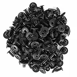 EBTOOLS Kunststoffnieten, Kunststoffnieten 6 Mm 100 Stück Auto-Kunststoffnieten 6 Mm Lochdurchmesser Verschluss Fender Stoßstange Stoßstiftclip AP-Drucknieten 6 Mm