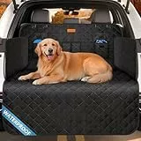 Looxmeer Kofferraumschutz Hund mit Seiten- und Ladekantenschutz - Universal Hundedecke Auto Kofferraum mit Tasche - Wasserdicht & Pflegeleicht & Kratzfest, Kofferraum Schutzmatte Hunde