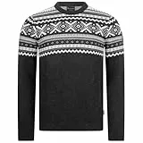 Giesswein Norweger Pullover Herren - feinste Merino Lammwolle, Wollpullover für Herren mit Jacquard Strick, extra warm im Winter