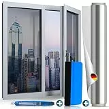 WindowWonders – UV Sonnenschutzfolie für Fenster Innen & Außen – Blickdichte Fensterfolie als Sonnenschutz Folie – Selbstklebende Hitzeschutzfolie für Fenster Außen & Innen für Sommer – 30 x 200 cm