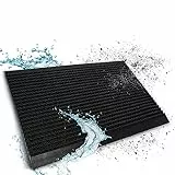 Floordirekt Gummi Fußmatte 60 x 90 cm - Schmutzfangmatte Fußabtreter für außen und innen - Fussmatte Schuhabstreifer Türmatte