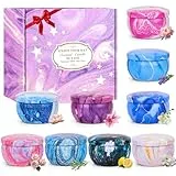 VICBAY Duftkerzen Set, 9 Stück Dufted Kerzen GeschenkeSet mit Deckel, 180Std Brenndauer aus Sojawachs, Tragbare Reise Zinnkerzen für Stressabbau, Geburtstag Weihnachten Gift für Familie, Frauen