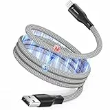 Magtame Magnetic Coiled Lightning Kabel, 1M MFi zertifizierte Phone Schnellladung, Tangle Free Datenübertragungskabel geflochten Kompatibel mit Phone 14 13 12 11 Pro XR XS X 8 Plus SE