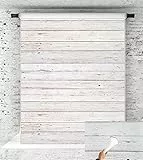 KateHome PHOTOSTUDIOS Holzmuster Hintergrund Fotohintergrund Backdrops Background für Fotografie Fotostudio Brett Kulissen Weiß 3x2m(10x6.5ft) Prop Requisite