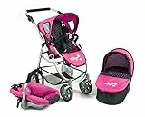 Bayer Chic 2000 637 12-3 in 1 Kombi Emotion All In, Dots, blau/pink