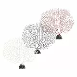 IMIKEYA Künstliche Korallen Deko 3 Stück mit Kreativem Design aus Kunststoff zur Dekoration Japanischer Speisen für Tellerdekoration und Sushi Zubehör
