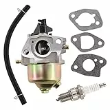 MCHNIC Vergaser mit Dichtung Benzinschlauch Zündkerze für MTD Thorx 35 45 55 Güde Budget Fleurelle Einhell Variolux 1P61 1P65 1P70