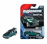 Majorette Vintage Premium – Mercedes-AMG GLC 63 S (Grün) – Modellauto aus Metall mit Freilauf, Federung & beweglichem Teil – 7,5 cm Sammler- und Spielzeugauto für Kinder ab 3 Jahren und Erwachsene