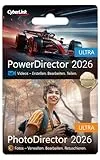 PowerDirector 2026 Ultra & PhotoDirector 2026 Ultra - Benutzerfreundliches Videobearbeitungsprogramm und Leistungsstarkes Bildbearbeitungsprogramm - Dauerlizenz für Windows (ProduktKeyCard) #PKC