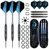 WayArrival 3er Set Steel-Dartpfeile - 24g Dartpfeile mit Metallspitze, Perfekt für Profis und Anfänger