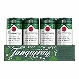 Tanqueray London Dry Gin & Tonic, Erfrischendes Sommer-Mixgetränk mit 10 Prozent Alkohol, 12 Dosen x 250 ml (EINWEG Verpackung), Trinkfertiges Getränk für unterwegs & gesellige Anlässe