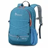 Mountaintop Kinderrucksack Rucksack Kindergarten Jungen Mädchen Kleiner Tagesrucksack Schulrucksack Kindertasche, 22 x 15 x 38cm, Lichtblau