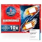 THE HEAT COMPANY Handwärmer - 10 Paar - EXTRA WARM - Taschenwärmer Wärmepads - Fingerwärmer: 12 Stunden warme Hände - luftaktiviert