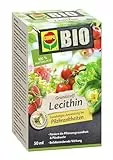 COMPO BIO Grundstoff Lecithin - bei Pilzkrankheiten an Nutz- und Zierpflanzen - stärkt die Pflanzengesundheit - 100% natürliche Inhaltsstoffe - 50 ml
