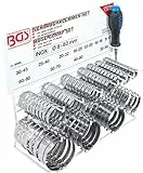 BGS 8095 | Schlauchklemmen-Sortiment | 111-tlg. | rostfrei | Ø 12 - 20 mm | Schlauchschellen | Rohrschlauchbefestigungen