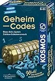 Kosmos 658076 Geheim-Codes, Baue EIN eigenes Zahlen-Geheimversteck, Codes knacken, Nachrichten und Geheimnisse verschlüsseln, Experimentierset für Kinder ab 8-11 Jahre, Kryptex Mitbringsel Geschenke