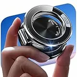 Glangeh Ganzmetall Ultradünne handyhalterung Auto Magnet, [95 LBS starker Vakuum- und Gel-Saugnapf] autohalterung für magsafe mit Metallring, 360° verstellbar kfz handyhalterung für Alle Handys