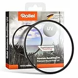Rollei Premium Rundfilter UV-Filter 58 mm Schutzfilter Ultraviolett Filter Spezieller Beschichtung 99% Lichtdurchlässigkeit Schraubfilter für Kameraobjektive UV-Filter-Schutzfilter