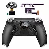 eXtremeRate Spark Remap Kit für ps5 Controller BDM-030/040/050 Modell, Instant Clicky Trigger Modul & 4 Konfigurierbar Back Paddles mit OLED-Display Upgrade Umbau Set für ps5-Schwarz
