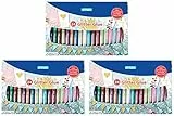 Stylex 2051433 23384 - Glitter Glue im farbenfrohen Set mit 24 Tuben ? 10 g, l?sungsmittelfrei und auswaschbar, Klebstoff mit tollen Glitzerpartikeln zum kreativen Basteln und Gestalten (3)