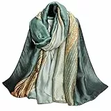 FAIRYGATE Schal Damen Sheer Tücher und Wraps für Abendkleider Frauen Leichter Weicher Satin Tuch Seidentuch Haare Schals für Hochzeit Braut Schultertuch 98030