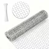 Maschendraht Maschendrahtzaun Hasendraht Kaninchendraht 12 M x 40 cm Drahtgitter Wühlmausgitter Volierendraht Hühnerdraht Mäusegitter Kükendraht Maschengröße 2,5 x 1,5 mm