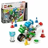 LEGO Super Mario: Mario Kart – Yoshi-Bike, Nintendo Abenteuer-Set zum Sammeln, Geschenk für Kinder, Jungen, Mädchen und Gamer ab 7 Jahren, Sammlerstück mit Yoshi Figur 72031