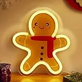 Chi-buy LED-Neonschild Weihnachtsbaum, niedliches Neonschild, USB-betriebenes Neonschild, Nachtlicht, 3D-Wandkunst und Spielzimmer, Schlafzimmer, Wohnzimmer, Weihnachtsdekoration, Lampe für Kinder,
