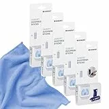 Geberit Sticks 244.600.00.1, 5er Set a 8 Sticks, für Duofresh Einwurfschacht, Wasserkastensticks - inklusive Mikrofasertuch by kör4u - Made in Germany