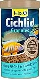Tetra Cichlid Granules - Hauptfutter Mix mit 2 verschiedenen Granulaten für mittelgroße Cichliden, 500 ml Dose