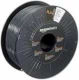 Amazon Basics 3D-Drucker-Filament aus PLA-Kunststoff, 1.75 mm, Dunkelgrau, 1-kg-Spule