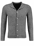 Key Largo Herren KLLUZERN Jacket Strickjacke, Dark Grey (1102), XL