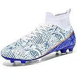 sudorun Fußballschuhe Herren Kunstrasen Fussballschuhe Für Jungen Mädchen Damen FG Trainingsschuhe Outdoor (Dw,1101 FG Bai_41)