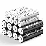 BONAI Akku 8XAA und 8XAAA 2800/1100mAh Wiederaufladbare Batterien hohe Kapazität 1,2V AA/AAA NI-MH Aufladbare Akkubatterien geringe Selbstentladung