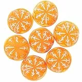 STOBOK 20 Stück Selbstgemacht Harz Accessoires in Orangendesign Dekorative Bastelornamente aus Harz Zubehör für Kopfschmuck und Handyhüllen Bastelmaterial für Schmuckherstellung