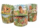 10er Set Osterbrot Back Papier Einwegbackform Osterkuchen Kulitsch Motiv D13cm / 700ml