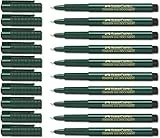 Faber-Castell Finepine 1511-0,4 mm, schwarz, 10 Stifte