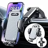 VANMASS Handyhalterung Auto 2026 Upgrade Super Stabil 3 in 1 Saugnapf & Lüftung 100% Sicher Universale Handy Halterung Auto Flexibel Passt Für Alle iPhone 17/16 /15/14 Pro Max Samsung S24/S23 Huawei