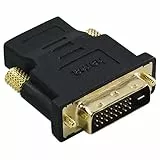 Hama HDMI/DVI-D Adapter (24+1 polig, vergoldet, geschirmt, HDMI auf DVI-D)