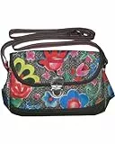 Oilily Funky Flowers S Shoulderbag Charcoal