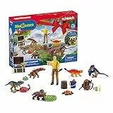 SCHLEICH 98984 Adventskalender 2023 Dinosaurs, ab 5 Jahren, Dinosaurs - Spielset, 24 Teile