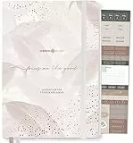 Lebenskompass® Studienplaner OHNE DATUM A5 ”CHARMER” - Schöner Semesterplaner mit vielen Extras - Uni Terminplaner Kalender für Studenten undatiert