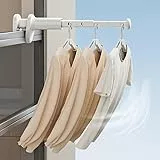 AISIR Reise Wäscheständer Klein Tragbar, mini Wäschetrockner Wandtrockner Ausziehbar, Platzsparender, Geeignet für mehrere Szenarien, Kleiderbügel für bis zu 7 Kleidungsstücke.