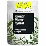 Creatin Monohydrat – 500g ultrafeines Pulver (Meshfaktor 200) – 166 Portionen reines Kreatin – hochdosiert – vegan, ohne unnötige Zusätze – in ﻿Deutschland entwickelt & laborgeprüft