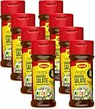 MAGGI Würzmischung 4, für knackige Salate, feine Kräuter, würziger Geschmack, für Salat, Fisch oder Kräutersaucen, 8er Pack (8 x 60g)